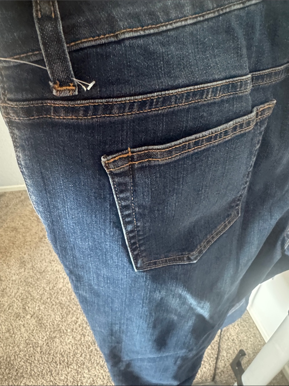 Tommy Hilfiger Dark Blue Cropped Stretch Jeans - Picture 3 of 4